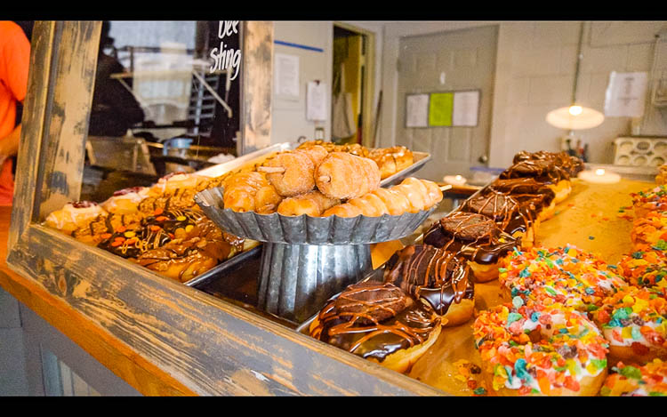 Eat donuts at Flagler Beach