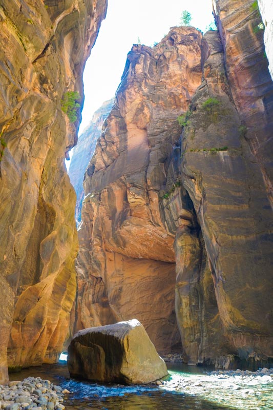 Slot canyon views