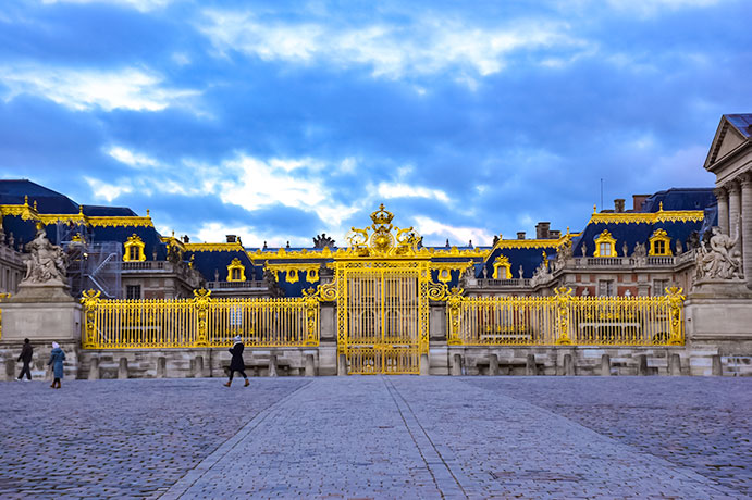 Golden gates of Versailles