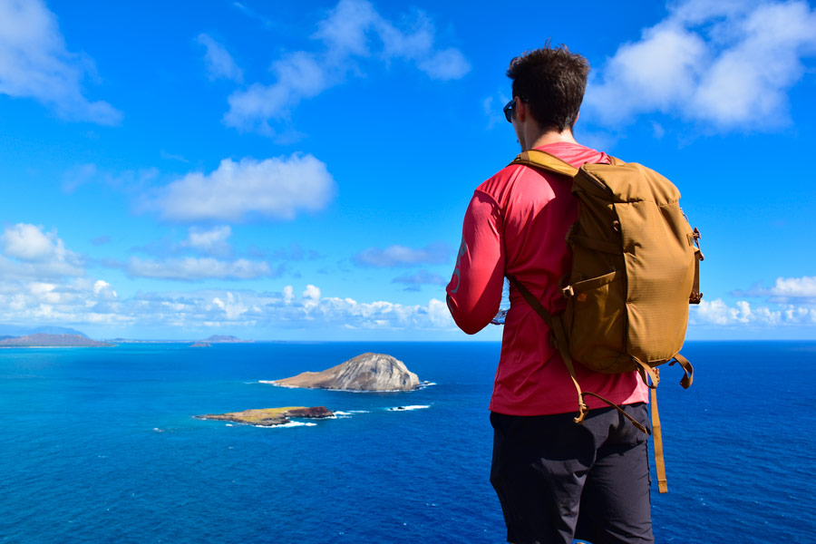 Look outs on top of the Makapuu lighthouse trail