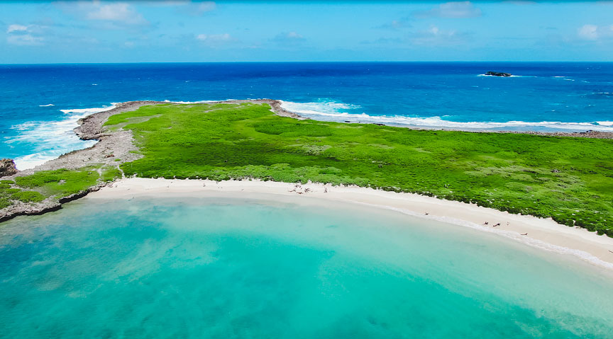 Goat island on Oahu