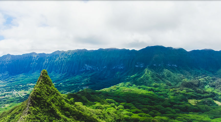 three peaks hike on Oahu