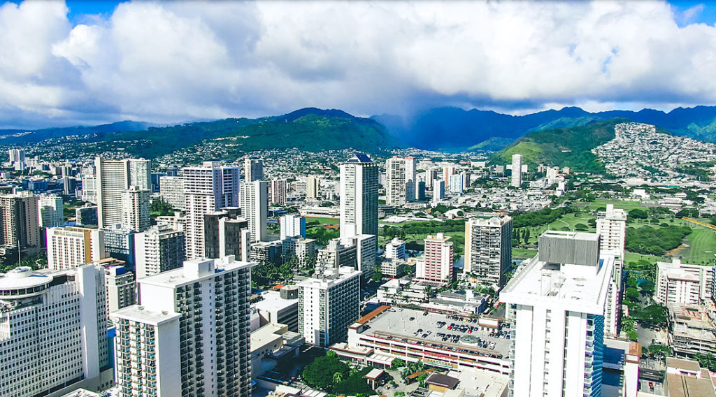 Waikiki housing on Oahu