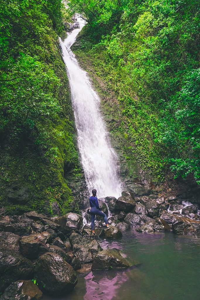 Waterfall hikes on Oahu