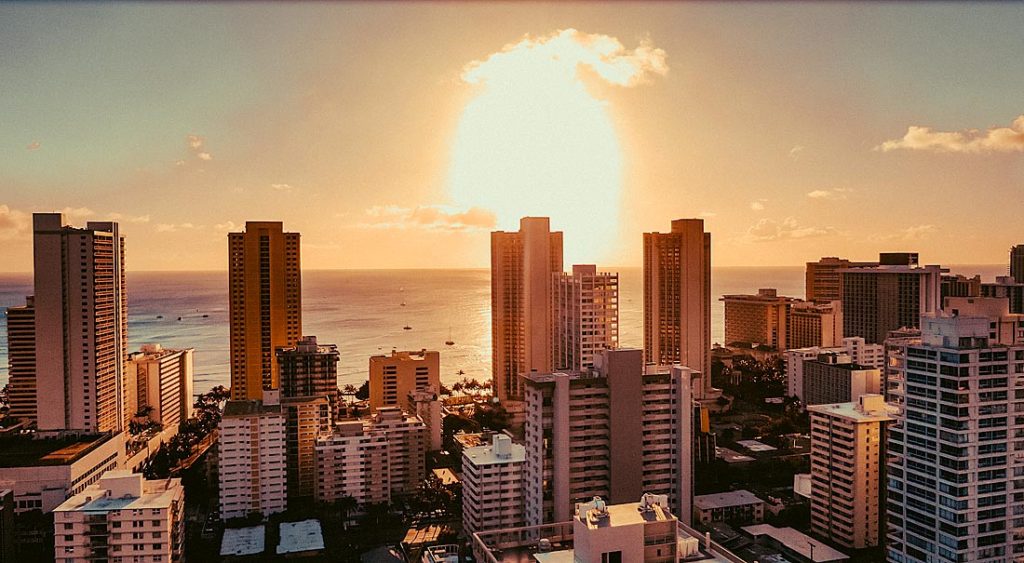 Sunset at tantalus point